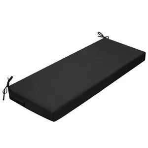 Sunbrella Outdoor Bench Cushion, Patio Bench Cushion Indoor black - Picture 1 of 1