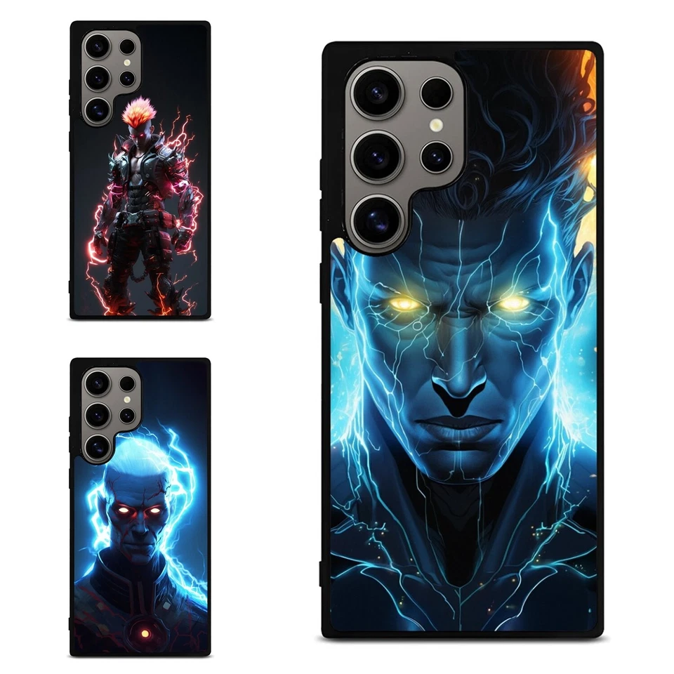 electricity super hero Anti drop Cover For iPhone SE4 16E 12 13 14 15 16 Pro Max - Изображение 1 из 4