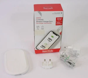 SanDisk 256 GB Ixpand Wireless Charger Sync 10 W caricabatterie incl. backup fotografico - Foto 1 di 3