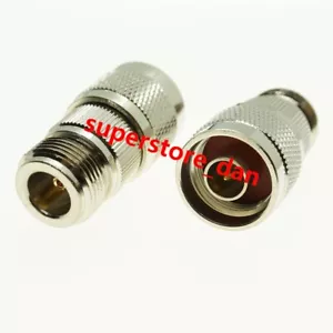 1Pcs N Male plug to N Female jack Straight Extension RF Cable Adapter Connector - Picture 1 of 6