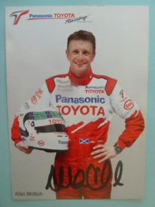-ke- Allan McNish (GB), Toyota Autogrammk. Formel 1 (Unterschr. gedruck) - Bild 1 von 1