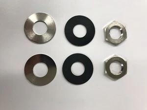 "Juego de tuerca de panel de 1"", junta, lavadora para conectores de mamparo tipo UHF y N (5/8") - Imagen 1 de 4