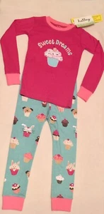 Hatley Girls Pajamas PJ Sweet Dreams Cupcakes sz 4 - Picture 1 of 6