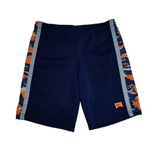 Nike Engineered Shorts Youth Boys Medium M Althletic Camouflage Blue Orange - Picture 1 of 24