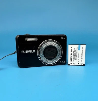 Fujifilm FinePix J120 10.0MP Digital Camera, Black - Tested - Image 1 of 4