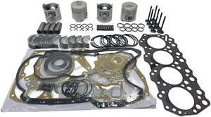 New S4Q2 Overhaul Rebuild Kit (No cylinder liner) For Mitsubishi S4Q S4Q2 S4Q2-T - Picture 1 of 4