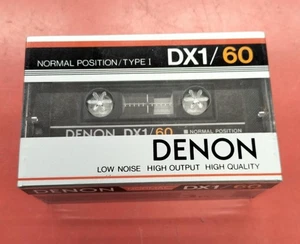 Cinta de casete de audio DENON DX1 60 raro conjunto de 3 normales 60 minutos nueva de Japón - Imagen 1 de 5