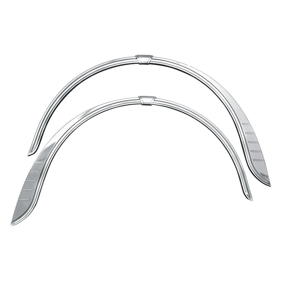 For Harley-Davidson Tri Glide 2009-2018 Kuryakyn Rear Chrome Fender Flares - Imagem 1 de 4