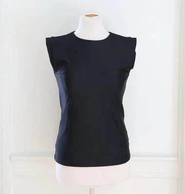 Camiseta sin mangas Coolibar Kaylana negra UPF 50+, protección solar UV talla grande Foto 1 de 4