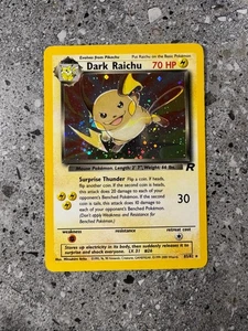 Pokemon TCG Cards Dark Raichu 83/82 Team Rocket Secret Rare Holo NM - Bild 1 von 8