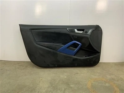 2014 Hyundai Veloster Driver Front Door Panel Black OEM - Image 1 of 4