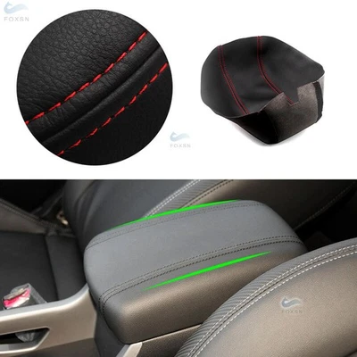 Se adapta a Kia Sportage 2011-2016 nuevo cuero consola central reposabrazos tapa cubierta negra Foto 1 de 4