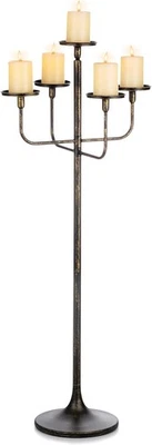 Candelabro alto - Candelabros de piso de 47 pulgadas para velas de pilar, Foto 1 de 4