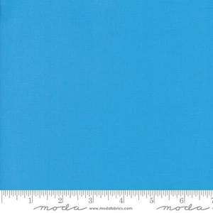 Bella Solids By Moda - Little Boy Blue Plain Cotton Fabric -  142 - Picture 1 of 1