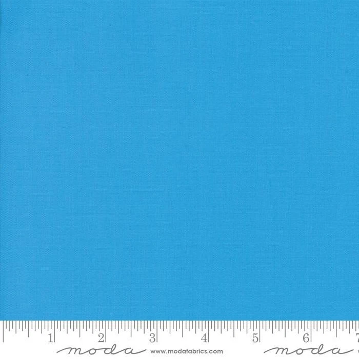 Bella Solids By Moda - Little Boy Blue Plain Cotton Fabric -  142 - Image 1 of 1