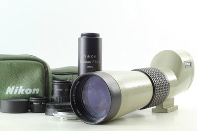 ⏯️[Exc+4 w/Case] Nikon Fieldscope Field Scope D=60 P Eyepiece 20x 40x From JAPAN - Image 1 of 4