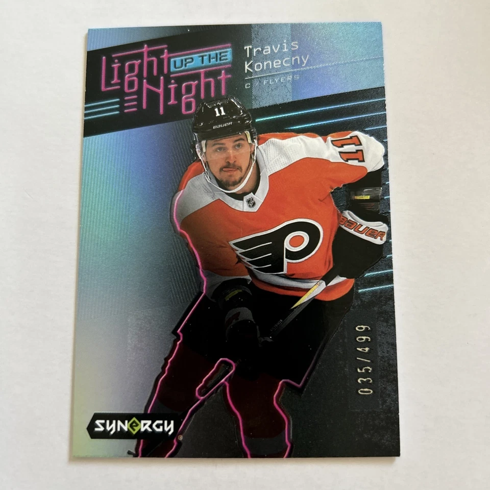 2023-24 Upper Deck Synergy - Light Up the Night Travis Konecny #LN-TK Blue /499 - Image 1 of 2