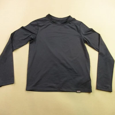 Camisa Patagonia Niños XL 14 Manga Larga Azul Cuello Redondo Ligera Foto 1 de 4