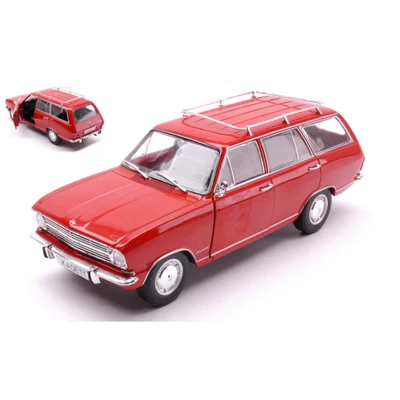 OPEL KADETT B CARAVAN 1965 RED 1:24 Whitebox Auto Stradali Modellino Nuovo - Immagine 1 di 4