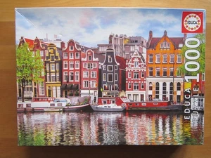 Educa Puzzle 1000 Teile Häuserzeile Amsterdam - Imagen 1 de 2