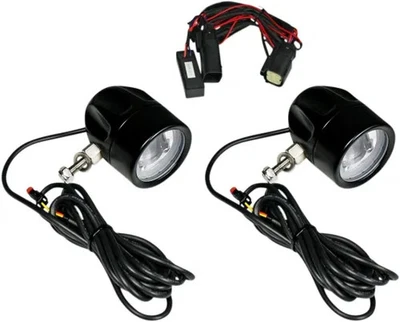 Custom Dynamics ProBeam Black LED Halo Fog Lamps Harley Touring CVO 09-13 - Image 1 of 4