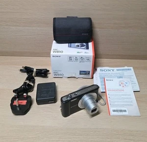 Sony Cybershot DSC-W810 20.1MP Digital Camera - Boxed With Accessories - Picture 1 of 12