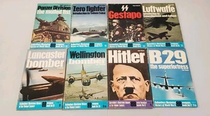 Ballantine's Illustrated History Books World War II Weapons Lot of 8 W/ Hitler - Picture 1 of 7