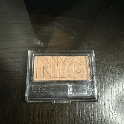 NYC New York Color Cheek Glow Powder Blush Shade 656 Sutton Place Peach - Image 1 of 2
