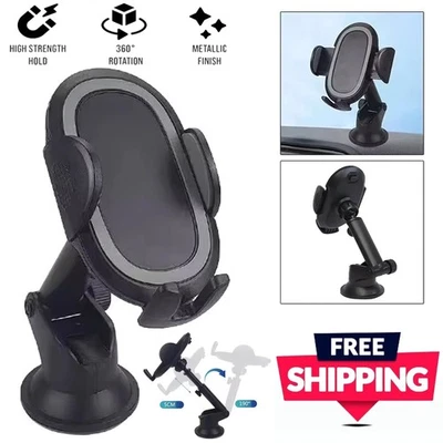 Car Phone Holder Universal Mount Mobile iPhone Windscreen Dashboard or Air Vent - Image 1 of 4