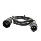 Advanced 3 Pin 60cm Motor Waterproof Extension Cable Long lasting Performance