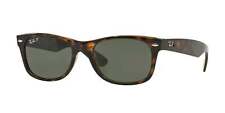 RayBan New Wayfarer Tortoise/Green Polarized 55 mm Sunglasses RB2132 902/58 55