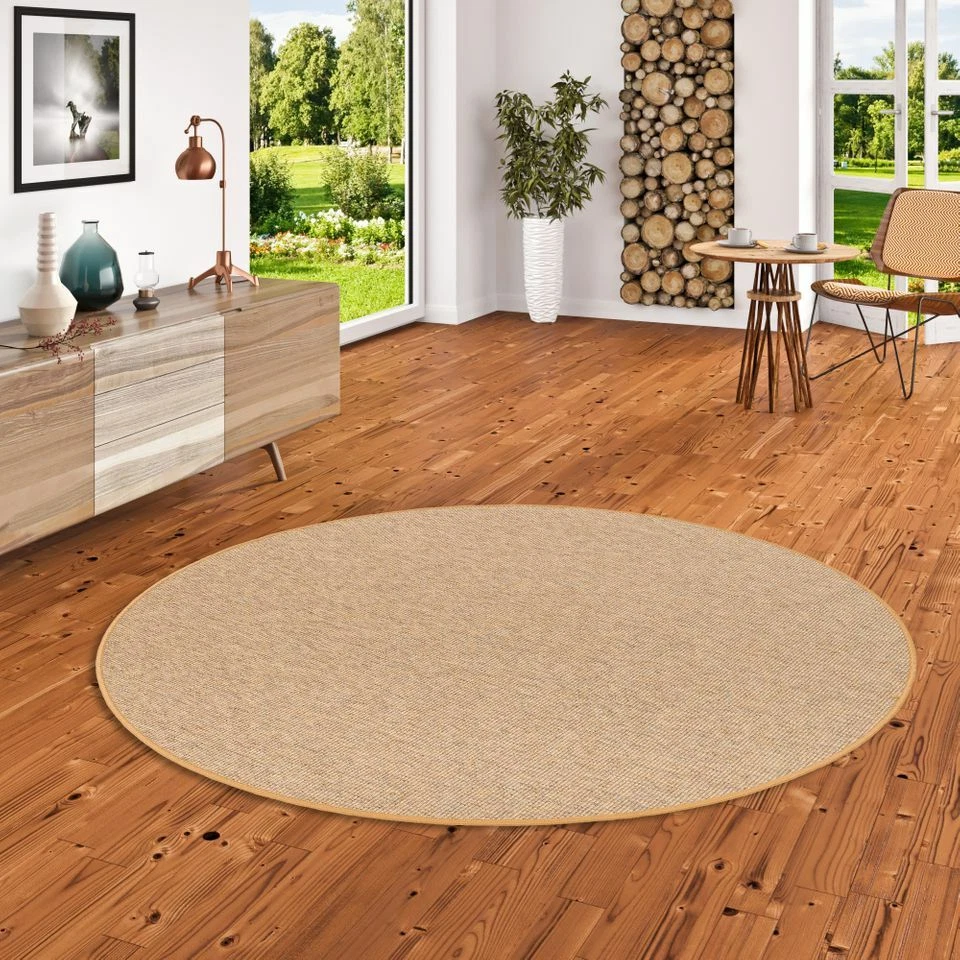  Natur Sisal-Optik Teppich Taff Nuss Rund - Bild 1 von 4