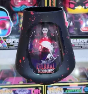Universal Studios Halloween Horror Nights Eternal Bloodlines Stemless Wine Glass - Picture 1 of 4