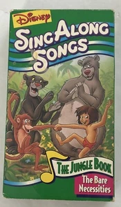 Disney’s Sing Along Songs The Jungle Book The Bare Necessities (VHS, 1994) Used - Picture 1 of 6