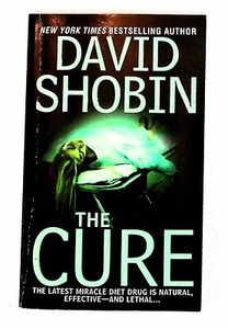 The Cure Paperback Book David Shobin Diet Mysteries Horror Murder Gift - Foto 1 di 3