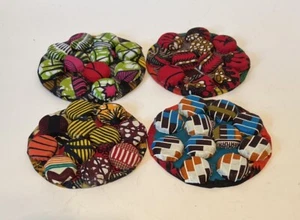Set Of 4 BOTTLE CAPS COASTERS. Hand Made In Kenya. - Picture 1 of 4
