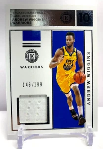 2019-20 Panini Encased Label Materials #'d /199 Andrew Wiggins Warriors - Bild 1 von 2