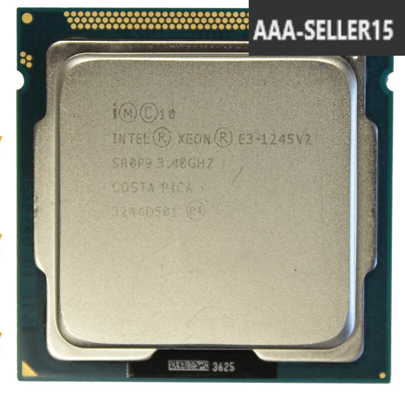 Intel Xeon E3-1245 V2 SR0P9 3.4GHz 8MB 4-Core LGA1155 Workstation Server CPU 77W - Image 1 of 1