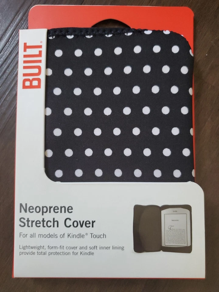 BUILT Neoprene Stretch Cover For All Models Of Kindle Touch Polka Dot - Image 1 of 3