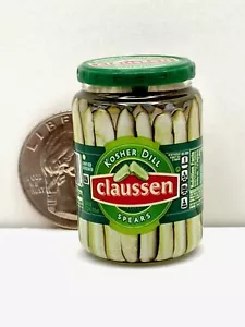 Miniature JAR OF CLAUSSEN KOSHER PICKLES Zuru Mini Brands Series 2 - Picture 1 of 3
