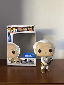 Funko Pop! Back To The Future Doc Brown & Einstein #972 - Picture 1 of 14