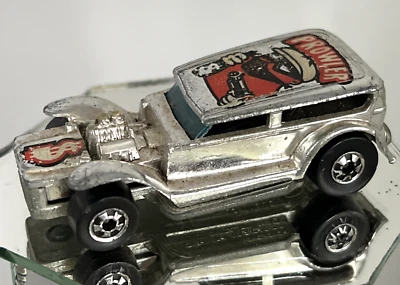Hot Wheels Blackwall Super Chrome Prowler 1969 historia jugado ¡usado! Hong Kong Foto 1 de 4