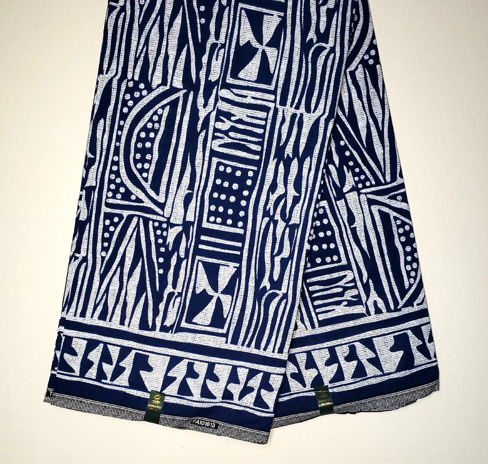 Bamileke African print/100% Cotton/Authentic Ndop fabric/African print/Real wax  - Image 1 of 1