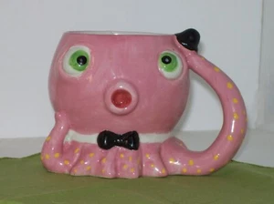 PINK  OCTOPUS PIER ONE IMPORTS COFFEE MUGS - Picture 1 of 5