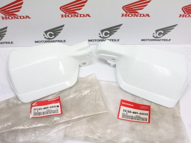 Honda NX 650 Dominator handguard grip guard set left + right white original - Imagem 1 de 1