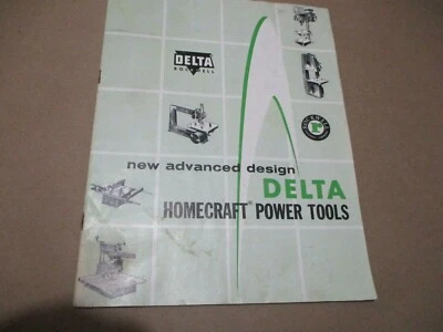Catálogo de herramientas eléctricas Delta Rockwell Homecraft AD-1100C 36 páginas desde 10/1958 Foto 1 de 4