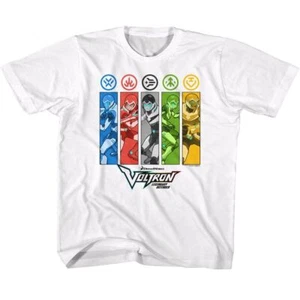 Kids Voltron Rectangles And Icon TV Shirt - Picture 1 of 3
