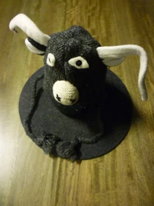 Grey Unisex Yak Hat made in Nepal aged 4-7 years - Picture 1 of 4