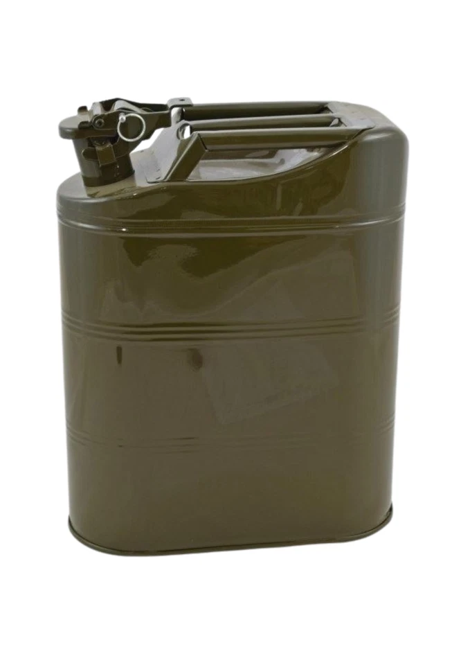 10L Metallkanister Kraftstoff Benzin Diesel Reserve mit Einfüllstutzen Schwarz - Bild 1 von 1