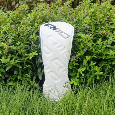 New TLM Qi10 golf club headcovers driver wood 3 / 5 hybrid cover 135UT set white